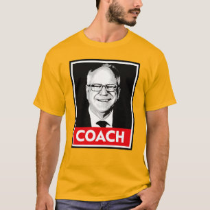 Camiseta Tim Walz COACH