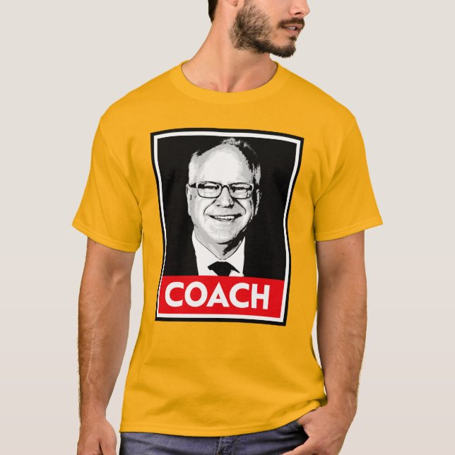 Camiseta Tim Walz COACH (Anverso)
