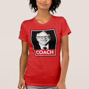 Camiseta Tim Walz COACH