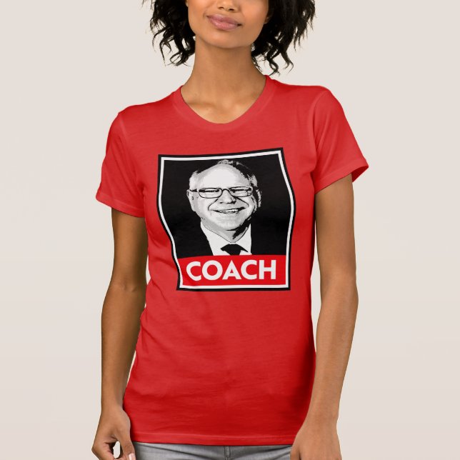 Camiseta Tim Walz COACH (Anverso)