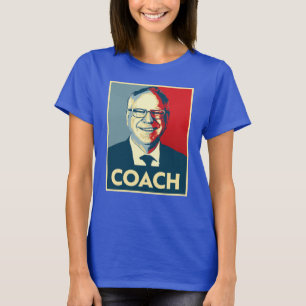 Camiseta Tim Walz COACH
