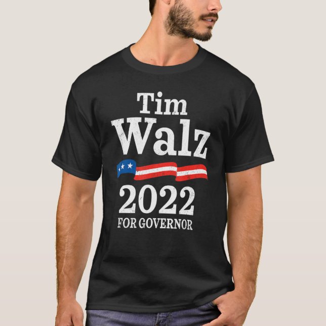 Camiseta Tim Walz Minnesota Gobernador Elecciones 2022 MN H (Anverso)