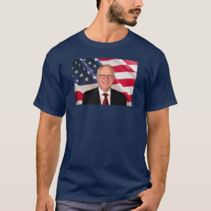 Camiseta Tim Walz por América