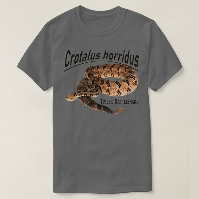 Camiseta Timber Rattlesnake Crotalus horridus 1  (Diseño del anverso)