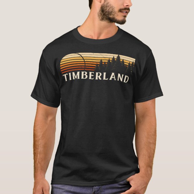 Camiseta Timberland Nc Vintage Evergreen Ochenta (Anverso)