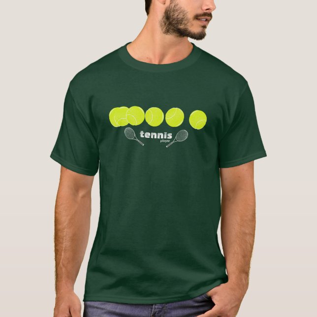 Camiseta timbre para un jugador de tenis (Anverso)