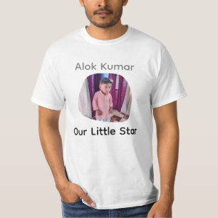 Camiseta Timbre personalizado para niños con foto y nombre