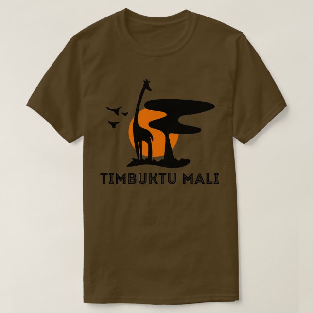 Camiseta Timbuktu mali (Diseño del anverso)