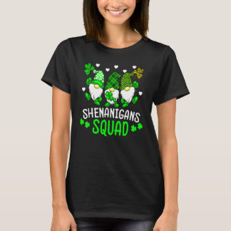 Camiseta Time For Shenanigans Squad St Patrick's Day Gnomes
