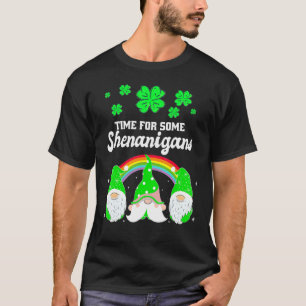 Camiseta Time For Some Shenanigans St Patrick's Day Gnome S