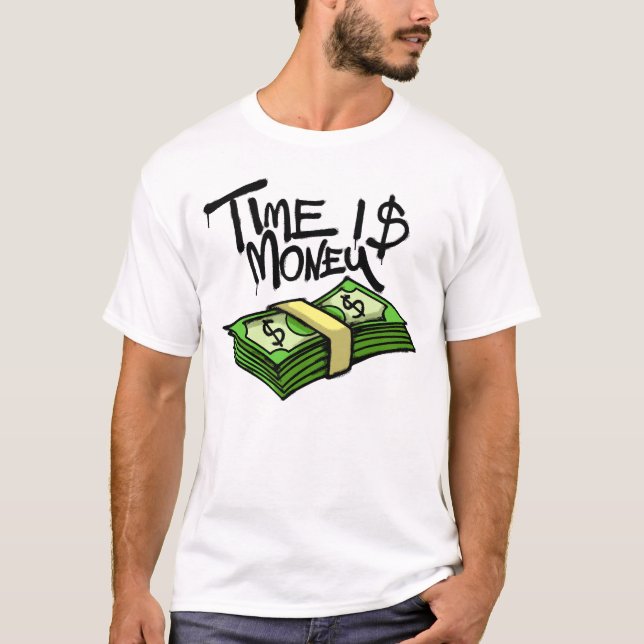 Camiseta Time Is Money streetwear (Anverso)