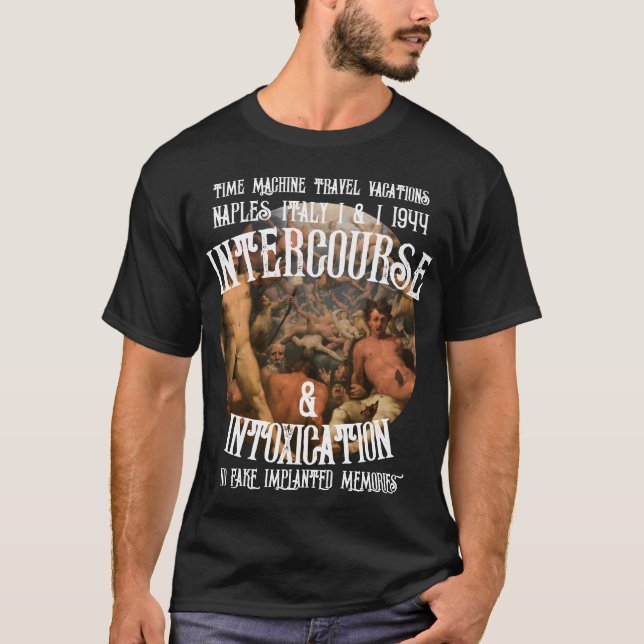 Camiseta Time Machine Travel Vacations I & I 1944 (Anverso)