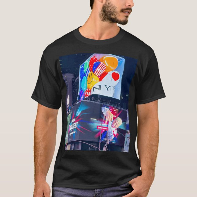 Camiseta Time Square Nueva York 2025 (Anverso)