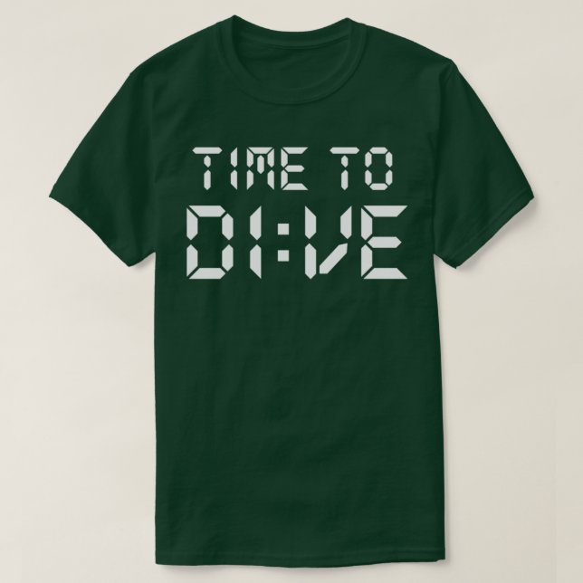 Camiseta Time To Dive Cave Diving Dive Master Advanced Dive (Diseño del anverso)