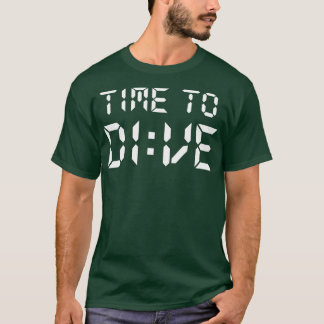Camiseta Time To Dive Cave Diving Dive Master Advanced Dive