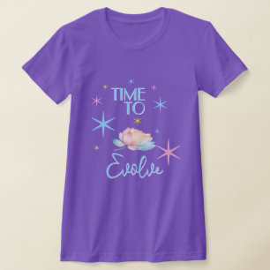 Camiseta Time To Evolve The Cosmic Lotus