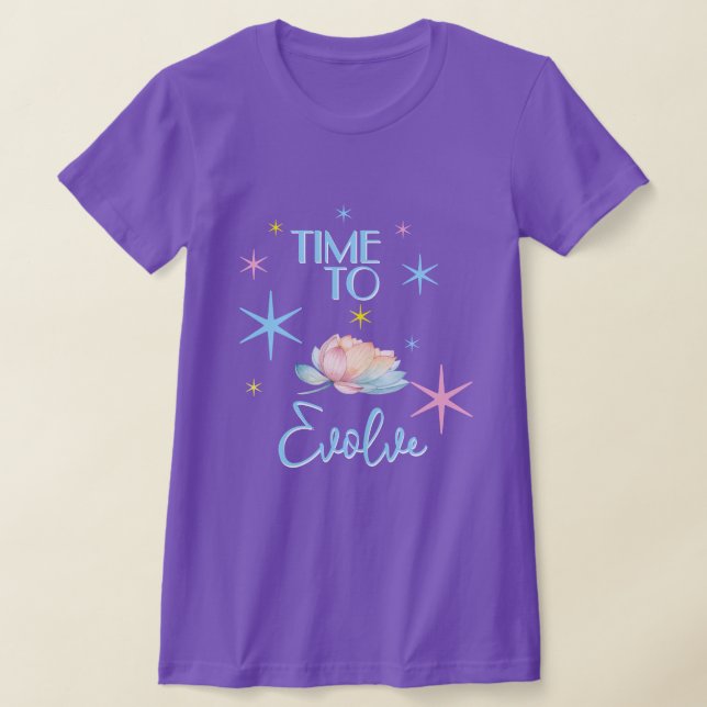 Camiseta Time To Evolve The Cosmic Lotus (Distribución)