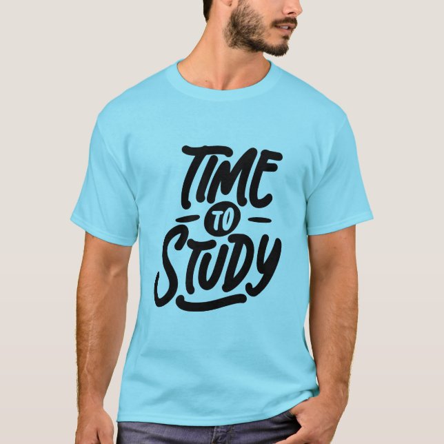 Camiseta Time to study - anti friday for future (Anverso)