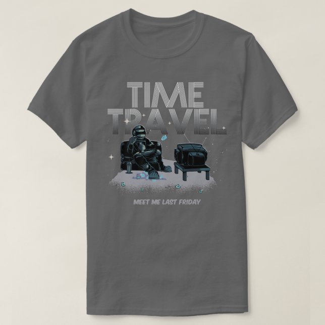 Camiseta Time Travel Space Teleportation Traveler Astronaut (Diseño del anverso)
