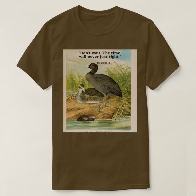 Camiseta Time Will Never Just Right (Diseño del anverso)