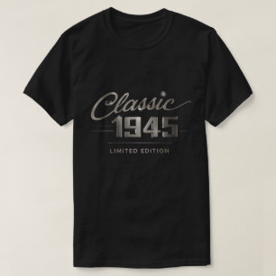 Camiseta Timeless Classic Limited Edition 1945 Estilo de lu