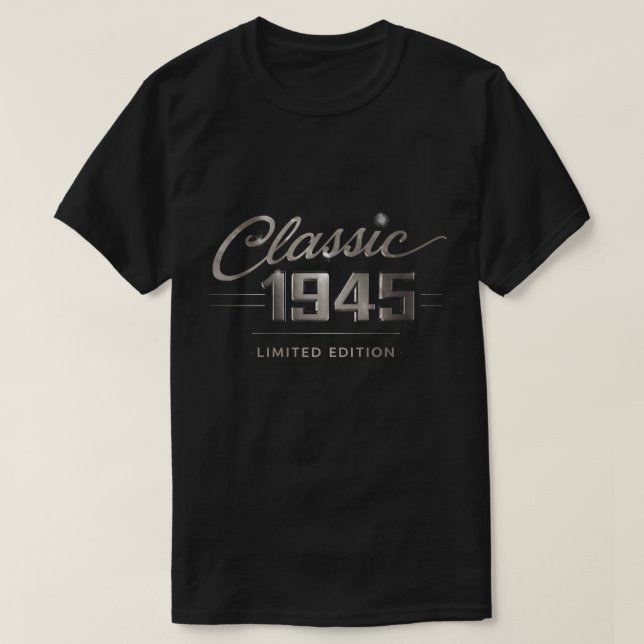 Camiseta Timeless Classic Limited Edition 1945 Estilo de lu (Diseño del anverso)