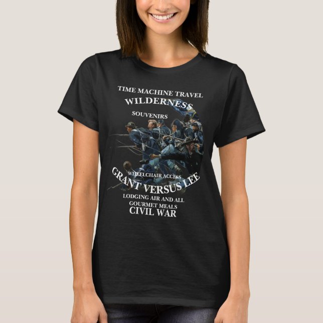 CAMISETA TIMEMACHINE VIAJE BATALLA DE LA WILDERNESS (Anverso)