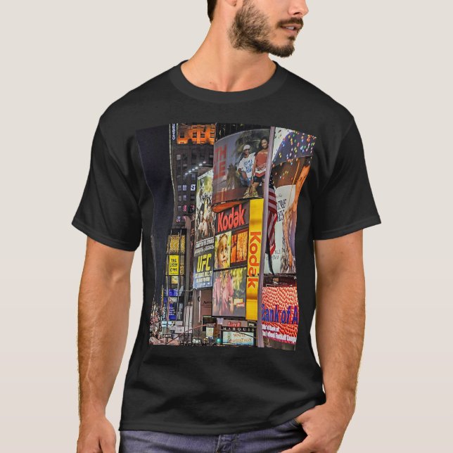 Camiseta Times Square enciende la ciudad de Nueva York (Anverso)