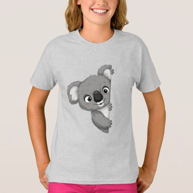 Camiseta tímido koala (Anverso)