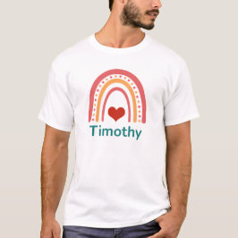 Camiseta Timothy Vintage Boho Rainbow