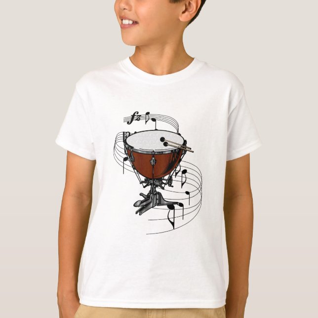 Camiseta Timpani (tambor de la caldera) (Anverso)