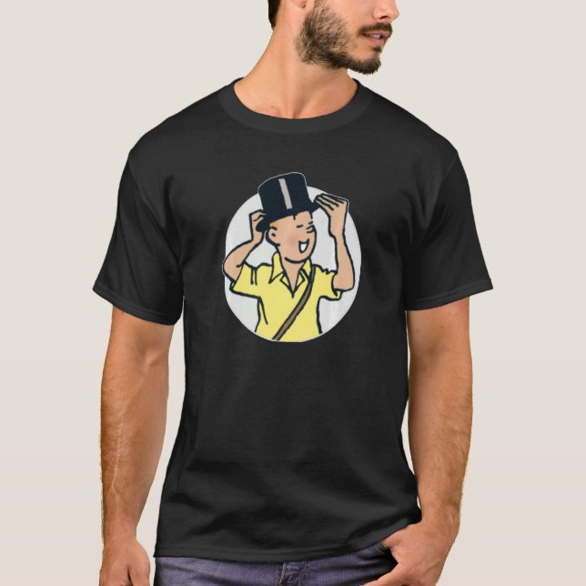 Camiseta Tin con su gorra (Anverso)