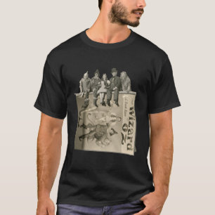 Camiseta Tin Cowarldly Lion Scarecrow Toto Dorothy Wizard O