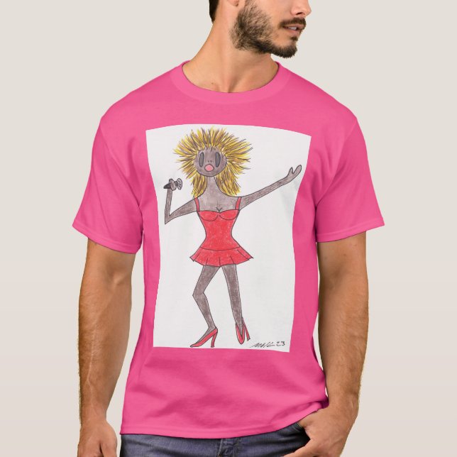 Camiseta Tina Turner Singer (Anverso)