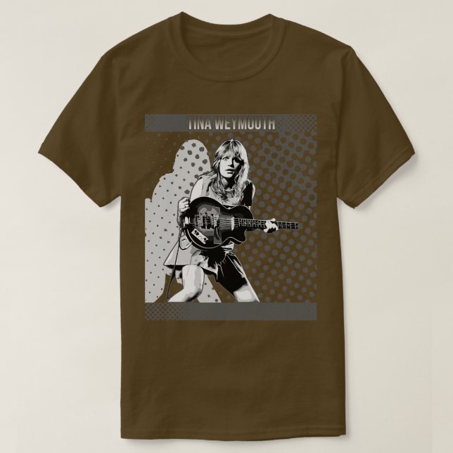Camiseta Tina Weymouth Tina Weymouth El talento asombroso y (Diseño del anverso)
