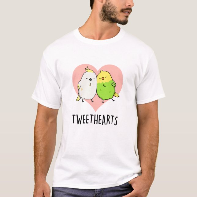 Camiseta Tinearts Funny Love Birds Pun (Anverso)