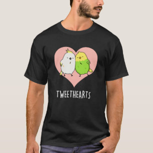 Camiseta Tinearts Funny Love Birds Pun Dark BG