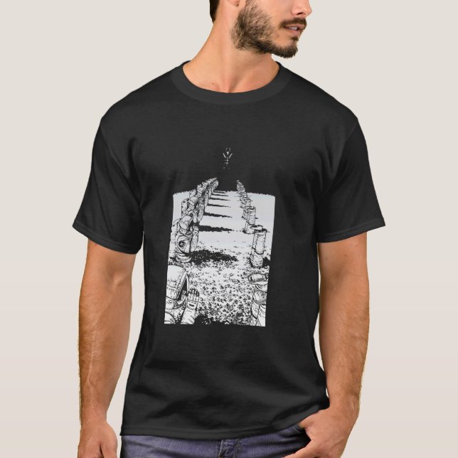 Camiseta Tinieblas Terror gótico (Anverso)