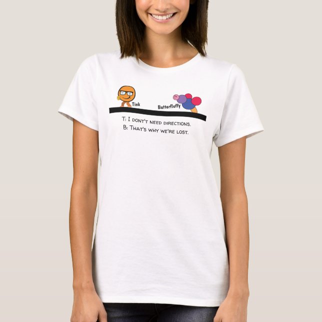 Camiseta Tink Butterfluffy mejores amigos viaje aventura (Anverso)