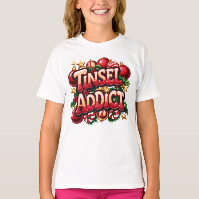 Camiseta Tinsel Addict Fun (Anverso)