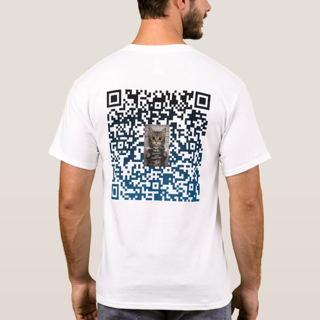 Camiseta Tinsel el gatito de Navidad (Reverso)