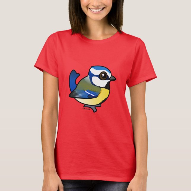 Camiseta Tinta azul birdorable (Anverso)