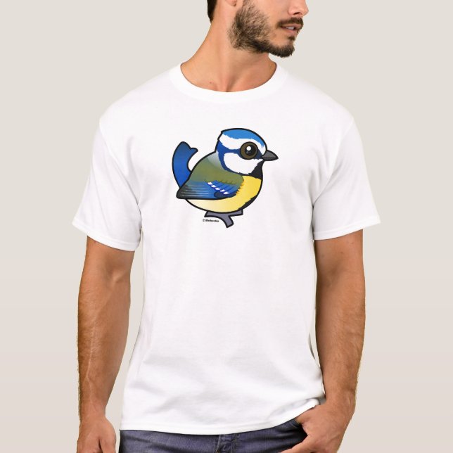 Camiseta Tinta azul birdorable (Anverso)