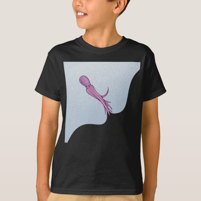Camiseta Tinta de eliminación del pulpo (Anverso)