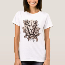 Camiseta Tinta de la Leona: Donde la Majestad de la Natural