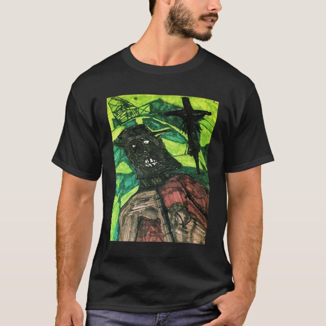 Camiseta tinta de ladrón de tumbas (Anverso)