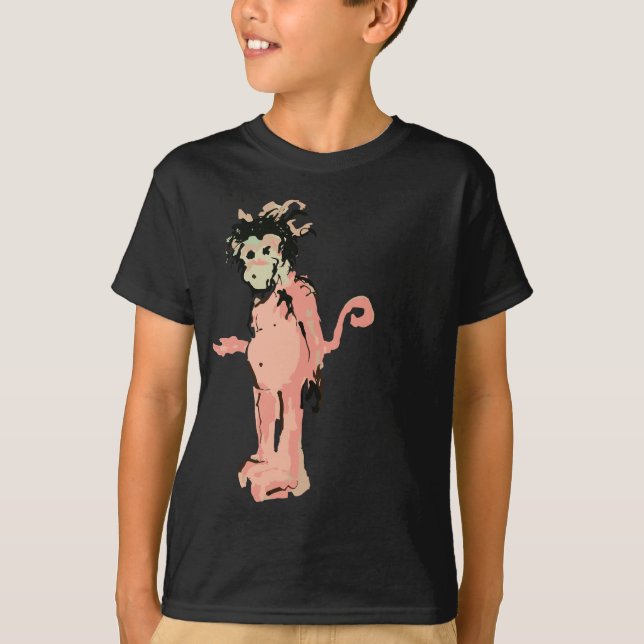 Camiseta tinta de mono (Anverso)