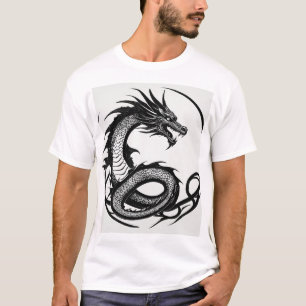 Camiseta Tinta de Ouroboros - Diseños Minimalistas de camis