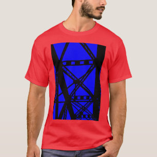 Camiseta Tinta de vigas de ferrocarril