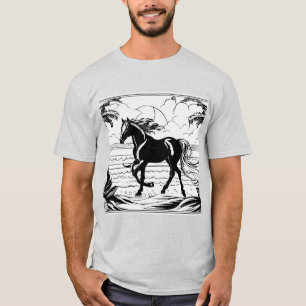 Camiseta Tinta equina audaz: tatuajes tradicionales de caba
